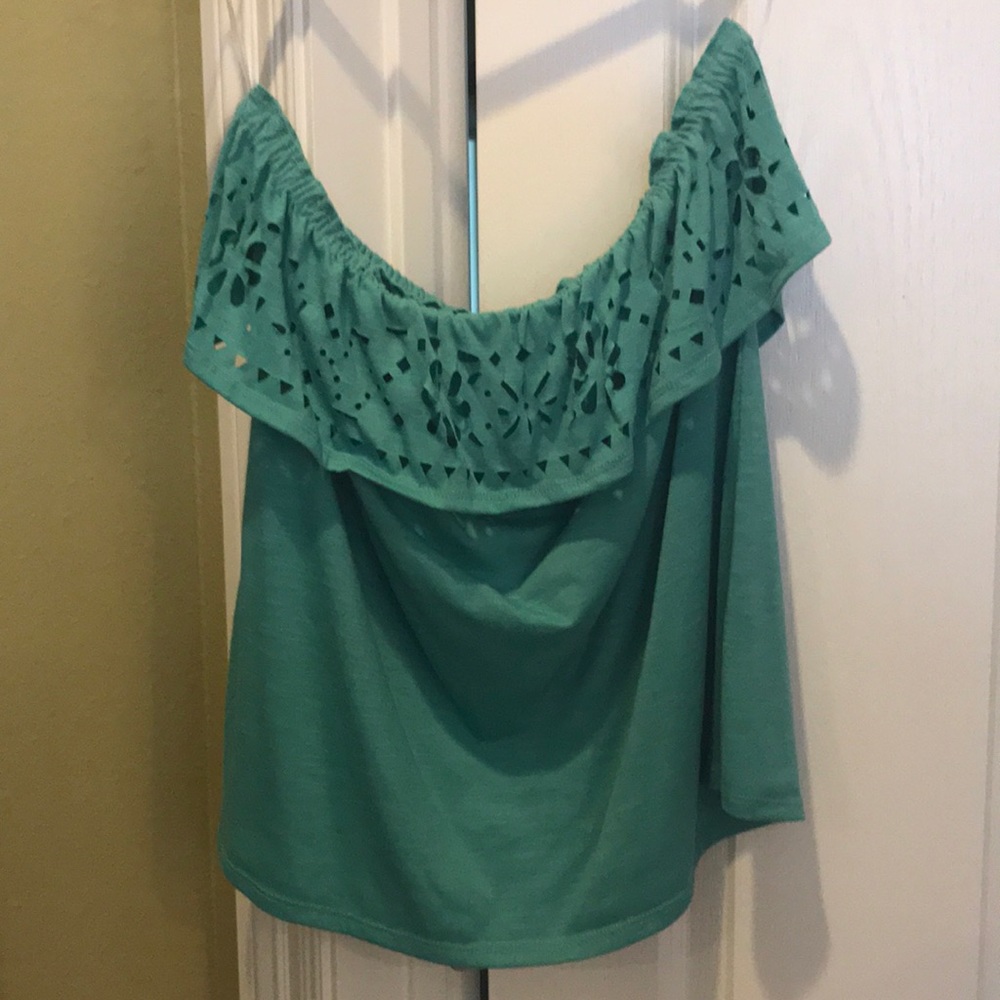 Strapless shirt